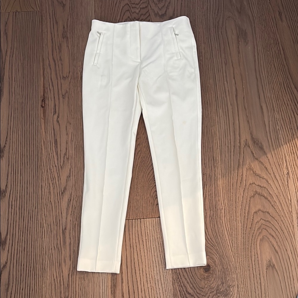 Forever 21 Cream Straight Leg Pants